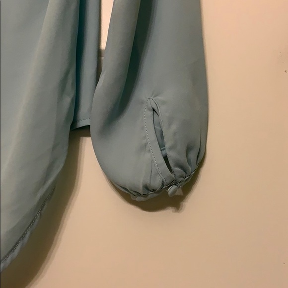 Powder Blue Blouse - Picture 4 of 6
